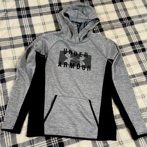 Under armour hoodie: size S. $15. Wore a few times